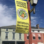 Hudson Farmers’ Market Location sign