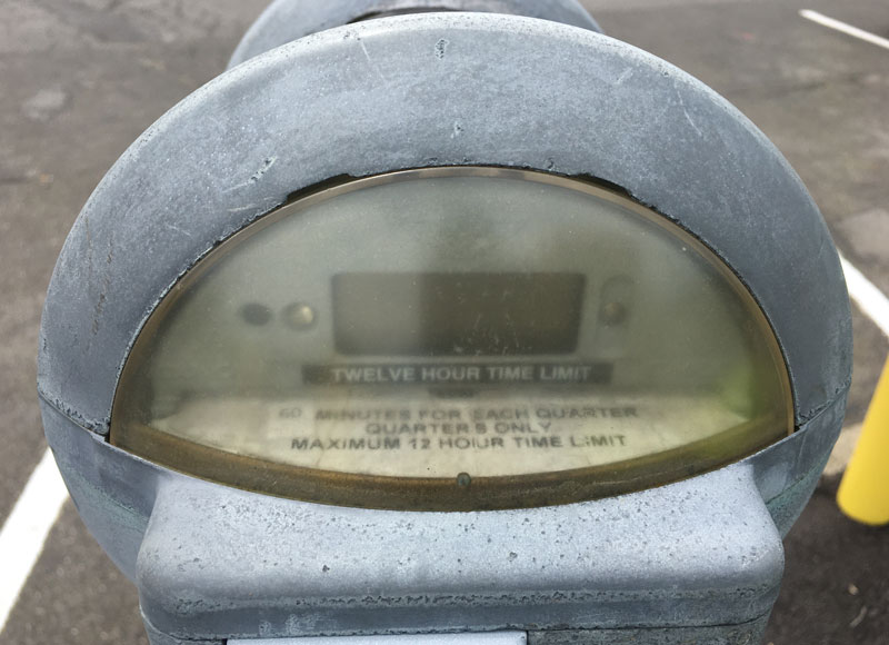 Parking meter in the City of Hudson, NY