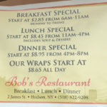 Bob’s Restaurant, Hudson, NY