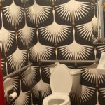 Wallpapered bathrooms