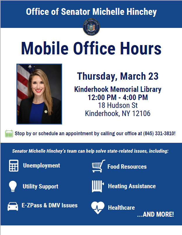 Office of Senator Michelle Hinchey - Mobile Office Hours