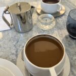 The hot chocolate is like no other, like a cup of melted chocolate.
